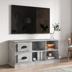 Vidaxl TV omarica betonsko siva 102x35,5x47,5 cm inženirski les