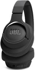 Tune 720BT naglavne brezžične slušalke, Bluetooth 5.3, črne