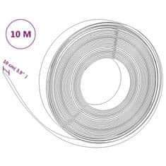 Vidaxl Vrtna obroba 3 kosi rjava 10 m 10 cm polietilen