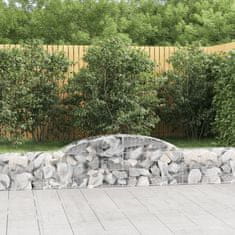 shumee Obokane gabion košare 10 kosi 300x30x40/60 cm pocinkano železo