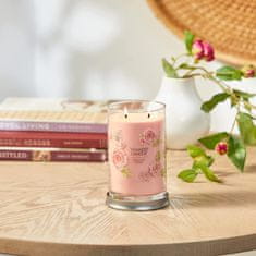 Yankee Candle Dišeča sveča Signature Tumbler in glass big big Fresh Cut Roses 567g