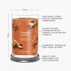 Yankee Candle Dišeča sveča Signature Tumbler in glass large Cinnamon Stick 567 g