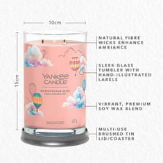 Yankee Candle Dišeča sveča Signature Tumbler in glass large Watercolour Skies 567g