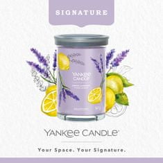 Yankee Candle Dišeča sveča Signature Tumbler v kozarcu velika Lemon Lavender 567 g