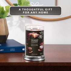 Yankee Candle Dišeča sveča Signature Tumbler v steklu velik Black Coconut 567g