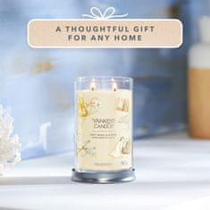 Yankee Candle Dišeča sveča Signature Tumbler v velikem steklenem kozarcu Soft Wool &amp