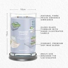 Yankee Candle Dišeča sveča Signature Tumbler v stekleni posodi velik Calm &amp