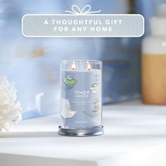 Yankee Candle Dišeča sveča Signature Tumbler v stekleni posodi velik Calm &amp