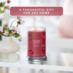 Yankee Candle Dišeča sveča Signature Tumbler v steklu velik Black Cherry 567 g