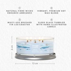 Yankee Candle Dišeča sveča Signature Tumbler 5 klic Ocean Air 340g