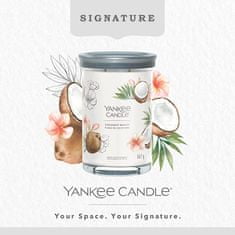 Yankee Candle Dišeča sveča Signature Tumbler v steklu velik Coconut Beach 567g