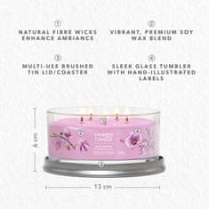 Yankee Candle Dišeča sveča Signature Tumbler 5 klic Wild Orchid 340 g