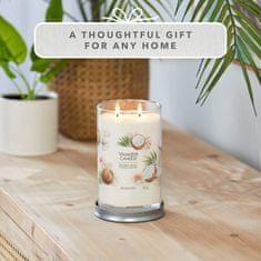 Yankee Candle Dišeča sveča Signature Tumbler v steklu velik Coconut Beach 567g