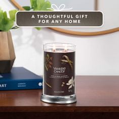 Yankee Candle Dišeča sveča Signature Tumbler v steklu velika Vanilla Bean Espresso 567g