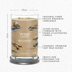 Yankee Candle Dišeča sveča Signature Tumbler v stekleni posodi Amber &amp