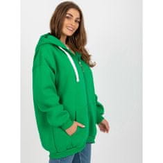 Ex moda Ženska bluza z zadrgo oversize NADEZDA zelena EM-BL-751.70_397924 Univerzalni