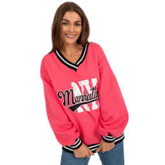 Ex moda Ženski pulover s koralnim potiskom MARTA EM-BL-754.86_398343 Univerzalni