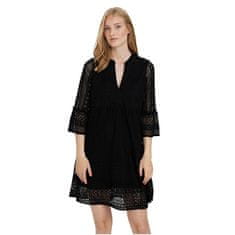 Vero Moda Ženska obleka VMHONEY 10275875 Black (Velikost S)