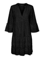 Vero Moda Ženska obleka VMHONEY 10275875 Black (Velikost S)