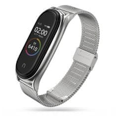 Tech-protect Milanese pašček za Xiaomi Mi Band 7, silver