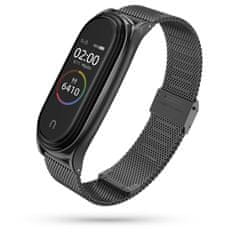 Tech-protect Milanese pašček za Xiaomi Mi Band 7, black