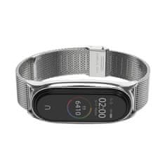 Tech-protect Milanese pašček za Xiaomi Mi Band 7, silver