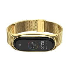 Tech-protect Milanese pašček za Xiaomi Mi Band 7, gold