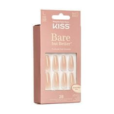 KISS Lepljivi nohti Bare but Better Nails - Nude Drama 28 kos