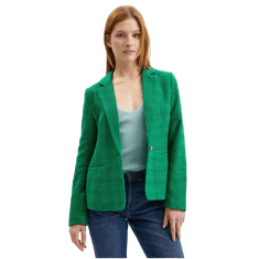 Orsay Zelena ženska jopica s karirastim plaščem ORSAY_482453-867000 42