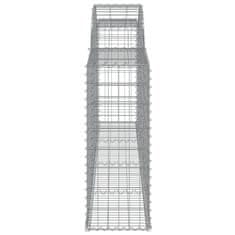 shumee Obokane gabion košare 25 kosov 300x30x80/100 cm cinkano železo