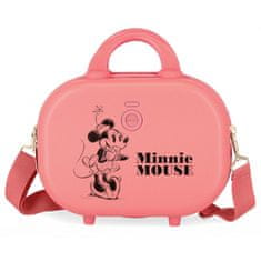 Jada Toys ABS Potovalni kozmetični kovček MINNIE MOUSE Happines Coral, 21x29x15cm, 9L, 3663922