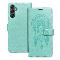 OEM MEZZO Kovček za knjigo za SAMSUNG A14 4G / A14 5G dreamcatcher green