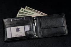RONALDO Velika moška usnjena denarnica, horizontalna
