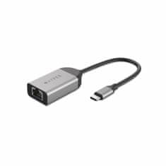 NEW Omrežni Adapter USB C v RJ45 Hyper HD425B Srebro