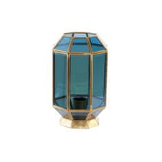 NEW Svetilka namizna DKD Home Decor Kristal Modra Zlat 220 V Medenina 50 W Sodobna (18 x 19 x 29 cm)