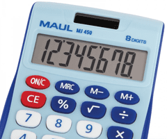 MAUL namizni kalkulator MJ 450 junior, moder (ML7263034)