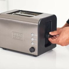 Miramarket Toaster Black & Decker BXTO900E Nerjaveče jeklo 900 W