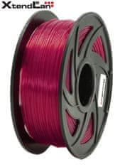 XtendLan PLA filament 1,75mm prozorno rdeč 1kg