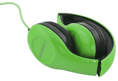 Esperanza Slušalke SOUL; stereo, audio, zložljive, zelene, 3m