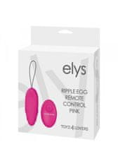 Ero Jajce/vibr-OVETTO VIBRANTE ELYS RIPPLE EGG REMOTE CONTROL PINK