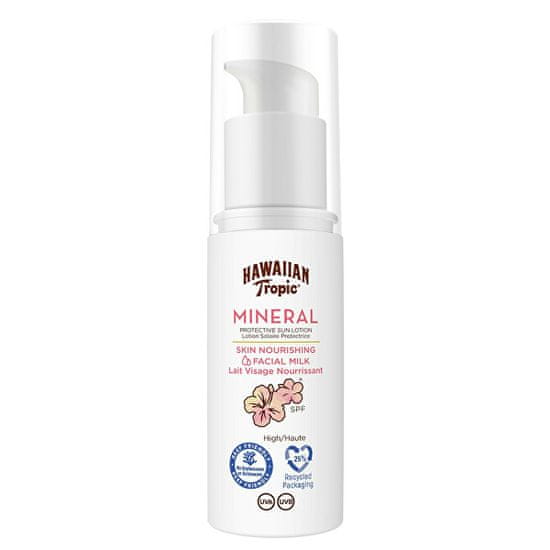 Hawaiian Tropic Mleko za porjavitev kože Mineral Skin Nourish SPF 30 (Face Milk) 50 ml