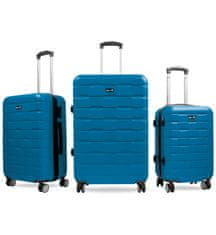 Aga Travel Set potovalnih kovčkov MR4658 Dark Turquoise