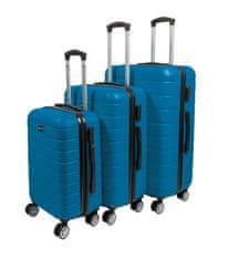 Aga Travel Set potovalnih kovčkov MR4658 Dark Turquoise