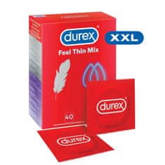 Durex Feel Thin Mix kondomi, 40 kos