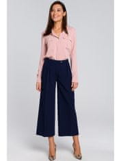 Style Stylove Ženske hlače culottes Blanchessant S139 mornarsko modra L