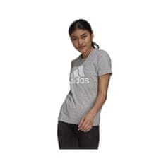 Adidas Majice obutev za trening siva M Essentials Logo Tee