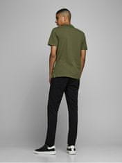 Jack&Jones Moška polo triko JJEBASIC Slim Fit 12136516 Olive Night (Velikost S)