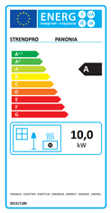 Portoss štedilnik s pečico Pro PANONIA, 10,54kW, bel, levi