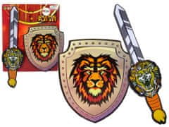 shumee Knight Set Sword Shield EVA Foam Lion 2 kosa.