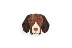 BeWooden lesena broška v obliki psa Beagle Brooch univerzalna